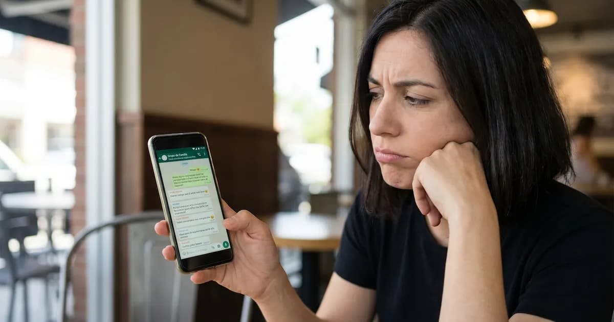 No todos los que no responden en grupos de WhatsApp son tímidos, según la IA