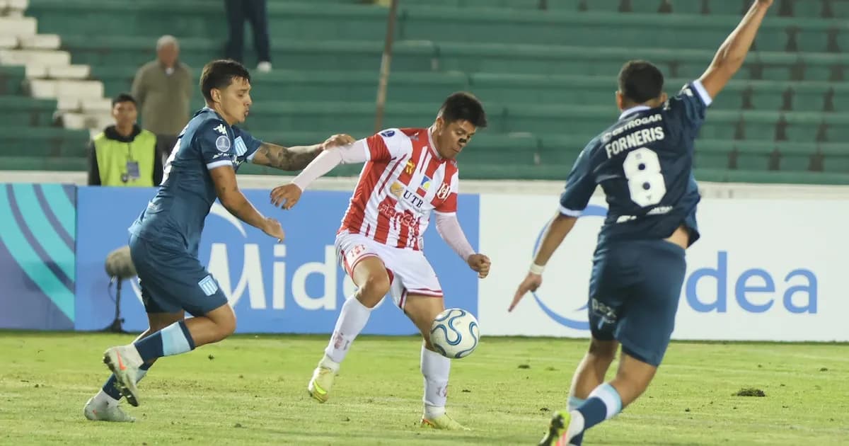 Racing y Independiente Petrolero se enfrentan en la última fecha de la Copa Sudamericana