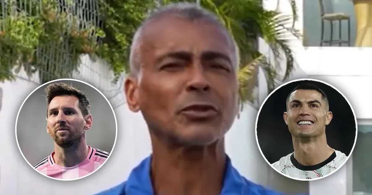 Romario opina sobre Messi y Cristiano: ‘No hay comparación posible’