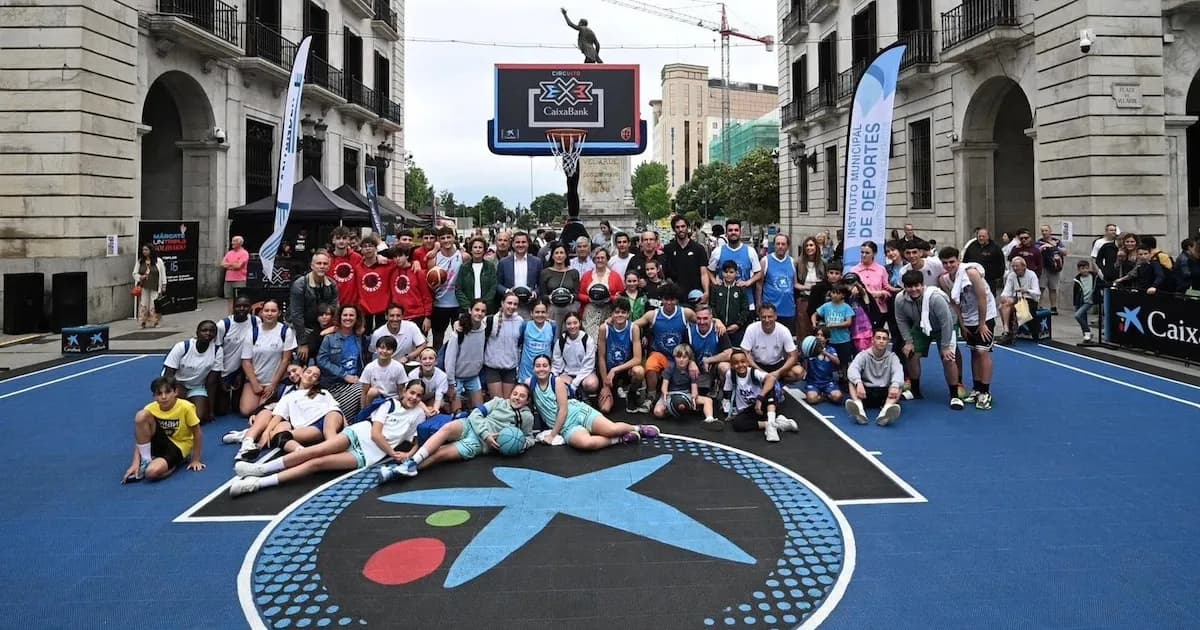 Santander celebra el Circuito 3x3 CaixaBank con récord de participación