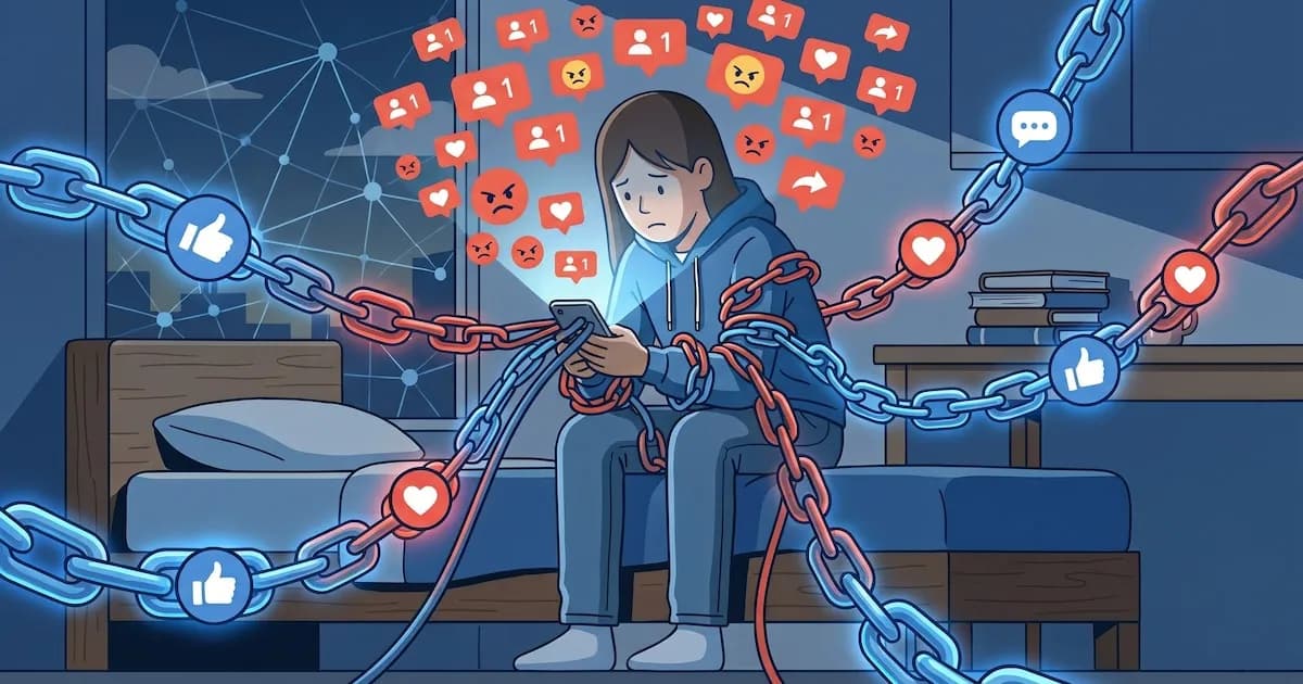 Adicción a las redes sociales: un desafío creciente para la salud mental de la sociedad actual