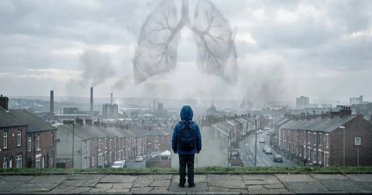 Estudio revela que la contaminación del aire afecta el desarrollo pulmonar en niños del Reino Unido