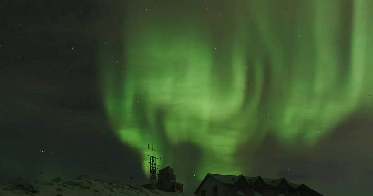 Un siglo de exploración de las auroras boreales en Noruega