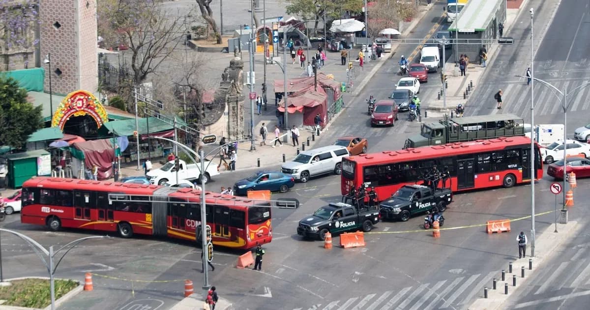 Actualizaciones en tiempo real sobre el Metrobús de la Ciudad de México