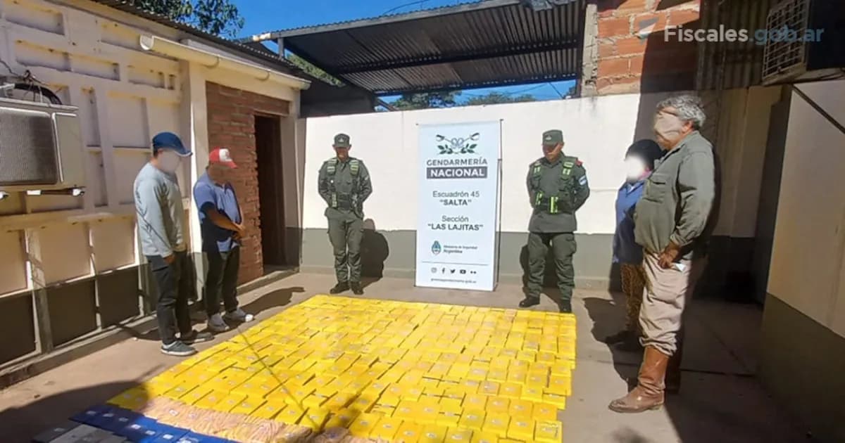 Audios revelan complicidad de gendarmes en tráfico de 334 kilos de cocaína en Salta