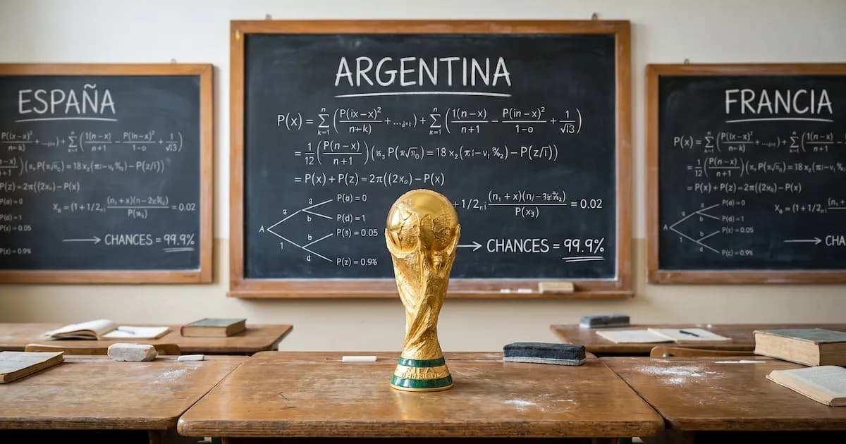 Predicciones del Mundial 2026: España lidera, Argentina en la pelea por el título