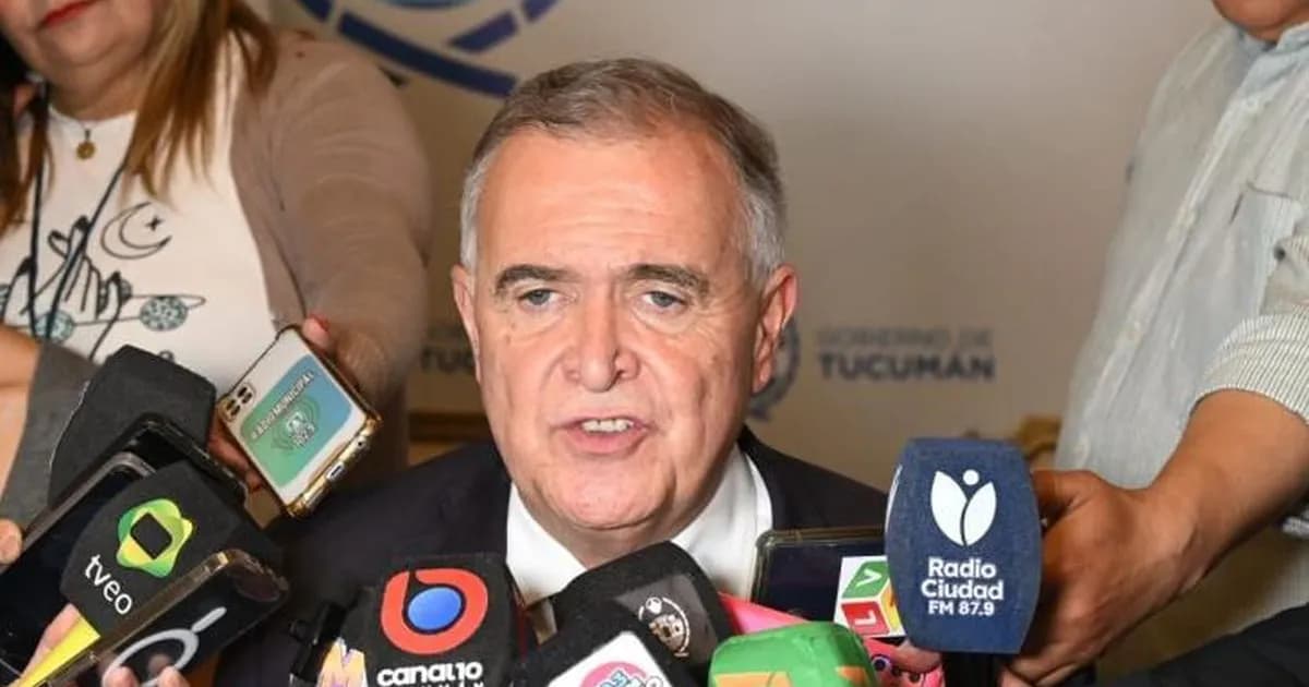 Jaldo anuncia elecciones provinciales separadas en Tucumán para mayo