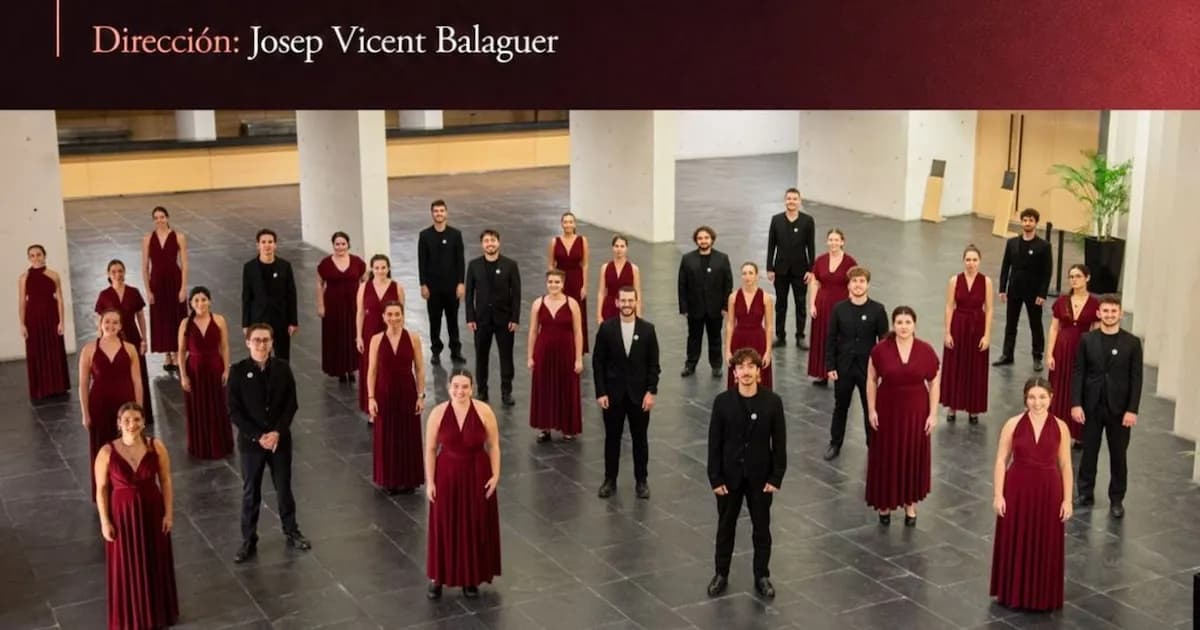 El Cor Jove de la Comunidad Valenciana se presenta en Teruel con un emotivo concierto