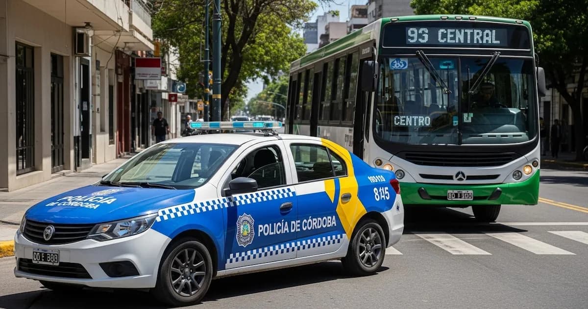 Detención de un hombre tras agredir a un agente de tránsito en Córdoba