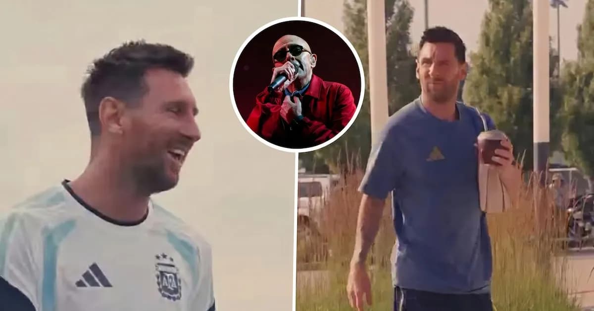 Messi rinde homenaje al Indio Solari en su camino hacia el sexto Mundial