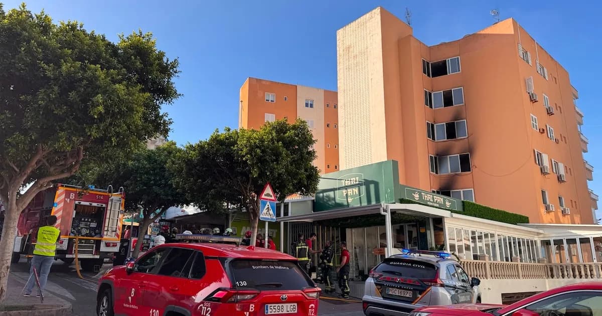 Tragedia en Mallorca: Un argentino y una británica fallecen en incendio de un edificio