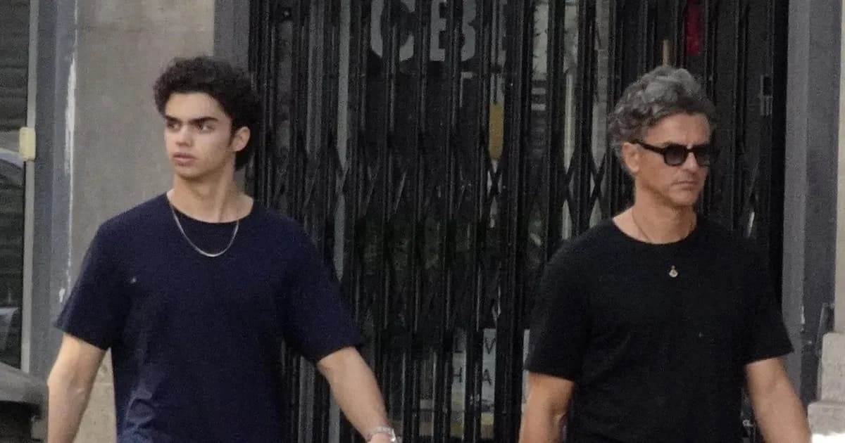 Orson Salazar es visto en Madrid junto a su hijo tras su separación de Paz Vega