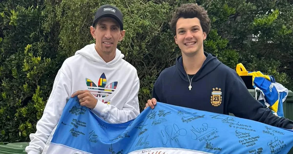 Un joven argentino recorre el país para llevar alimentos y mensajes al Mundial