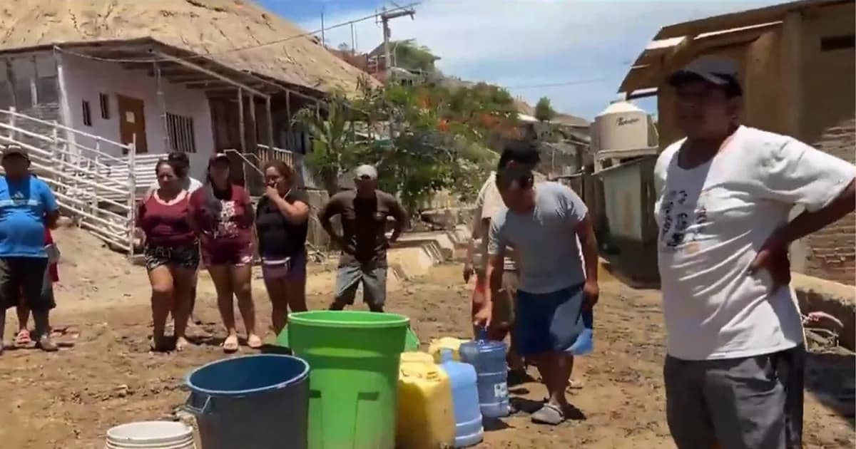 Habitantes de Máncora denuncian abandono tras huaico: viviendas dañadas y falta de agua potable