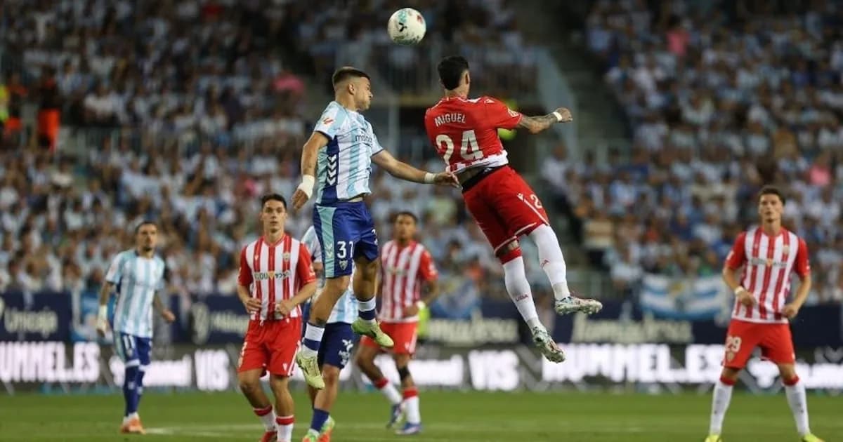 Empate sin goles en el playoff: Málaga CF y UD Almería se enfrentan en La Rosaleda