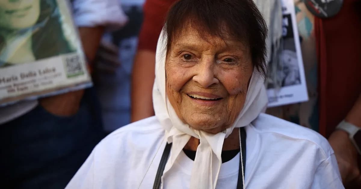 Falleció Taty Almeida, emblemática presidenta de Madres de Plaza de Mayo y defensora de DDHH