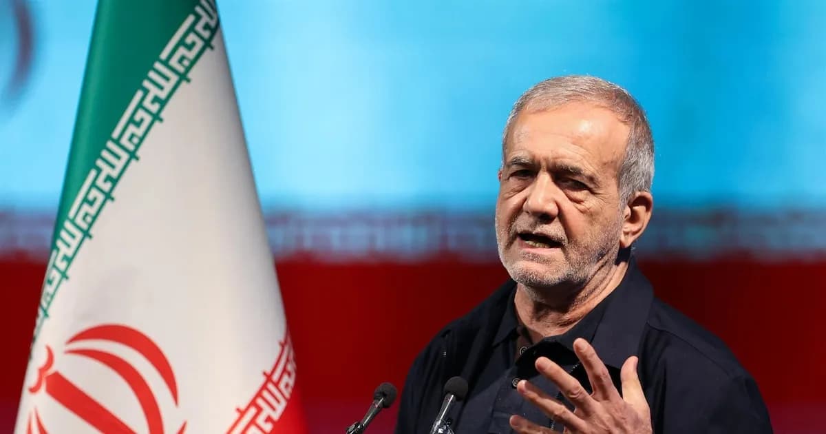 Pezeshkian asegura que el malestar israelí es la prueba de la "victoria" de Irán