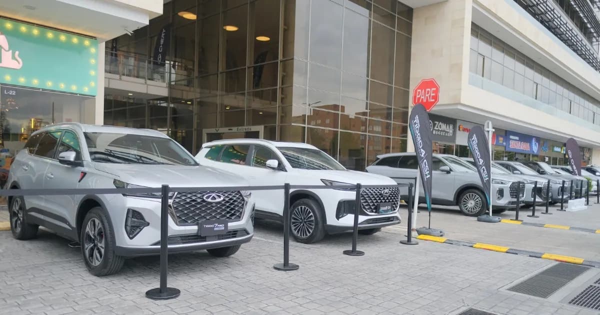 Chery impulsa su estrategia eléctrica en Colombia con un crecimiento del 82%