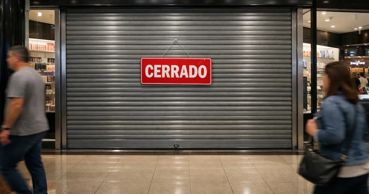 Crisis empresarial en Argentina: más de 26 mil empresas cerraron desde la llegada de Milei