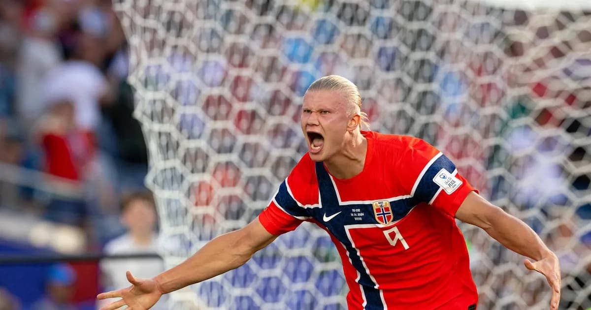 Haaland brilla en su debut mundialista con un doblete ante Irak