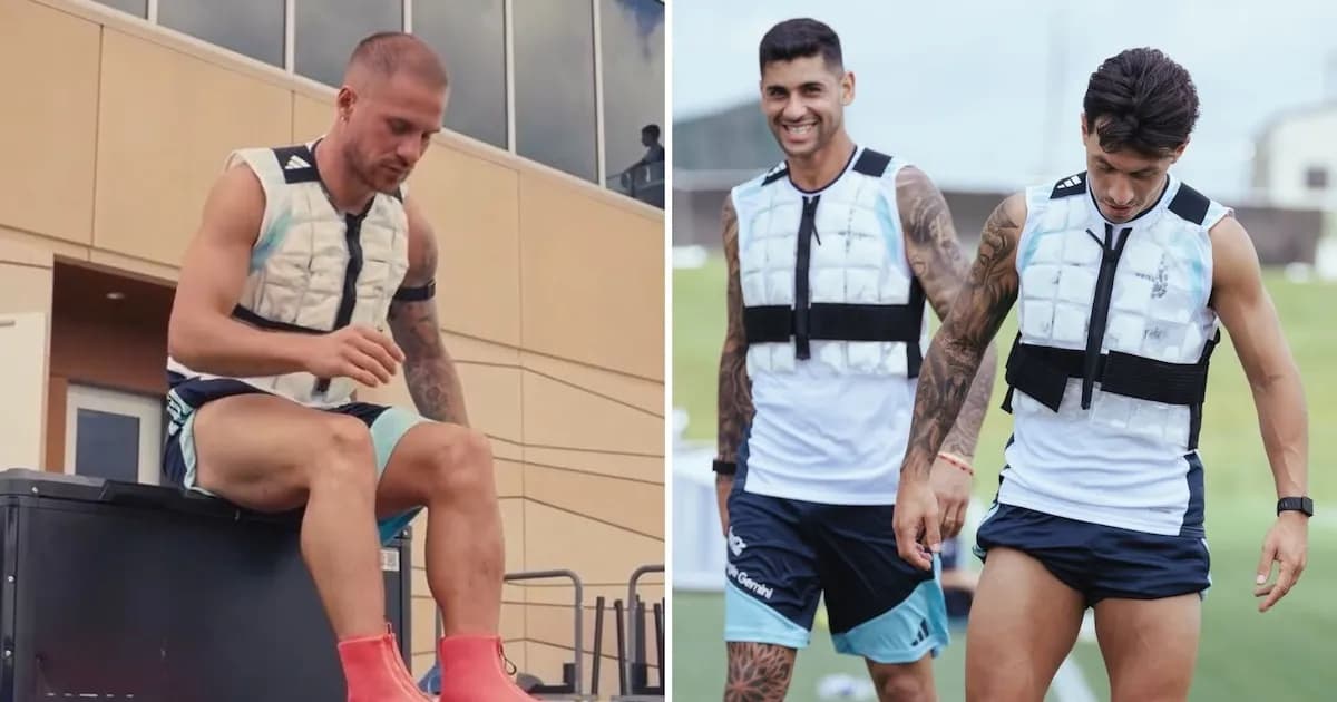 La Selección Argentina incorpora chalecos refrigerantes para mejorar su rendimiento físico
