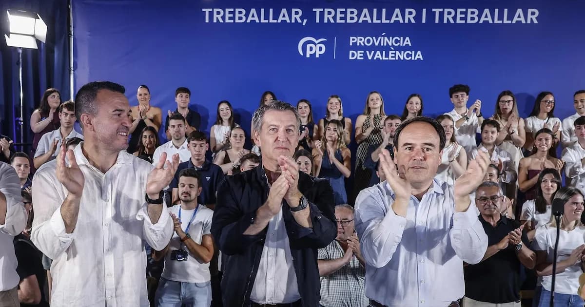 Feijóo promete un sistema de financiación equitativo para la Comunitat Valenciana