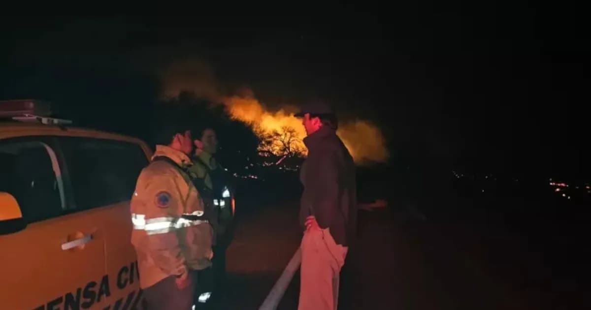 Incendios en Cafayate: Urgente lucha contra las llamas y búsqueda de responsables