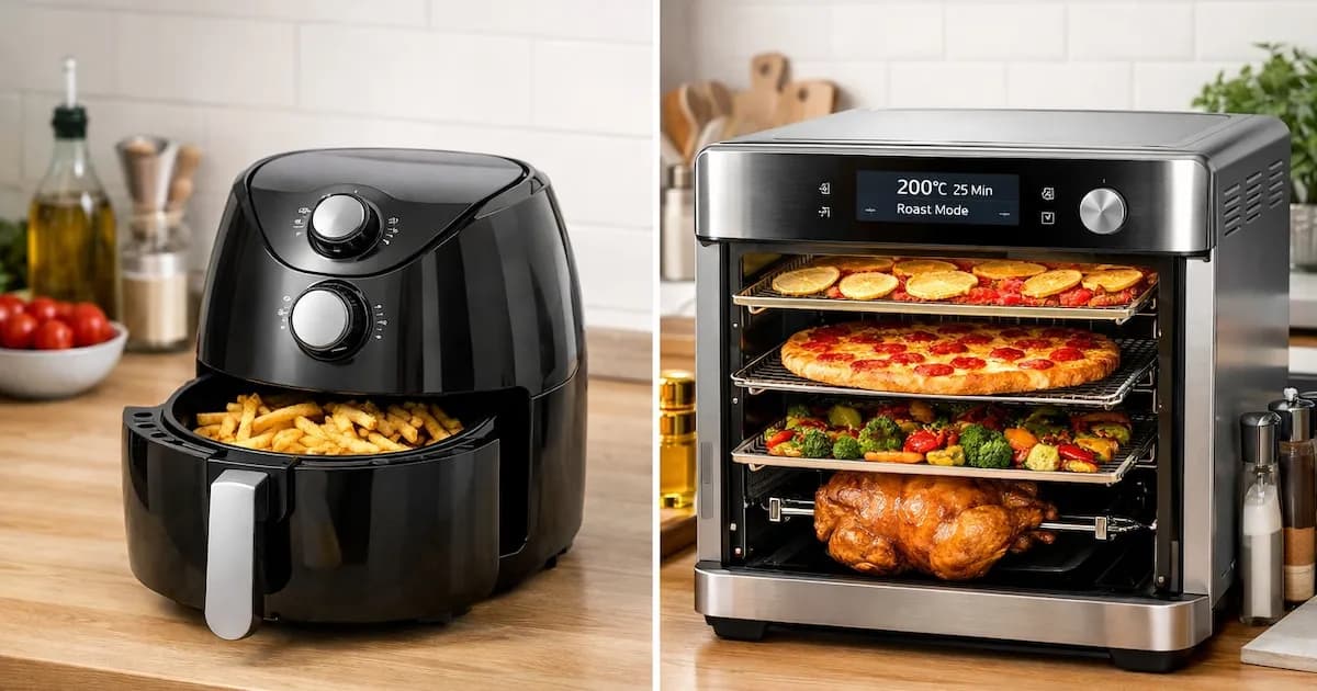 La revolución de la cocina: hornos eléctricos que reemplazan a las freidoras de aire