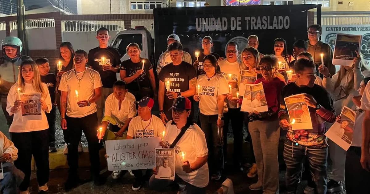 Vigilias en Caracas: familiares piden la liberación de presos políticos tras Ley de Amnistía