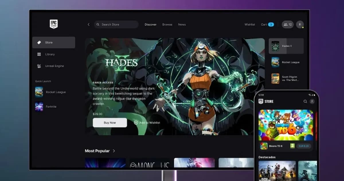Epic Games anunciará mejoras significativas en su lanzador y tienda de aplicaciones