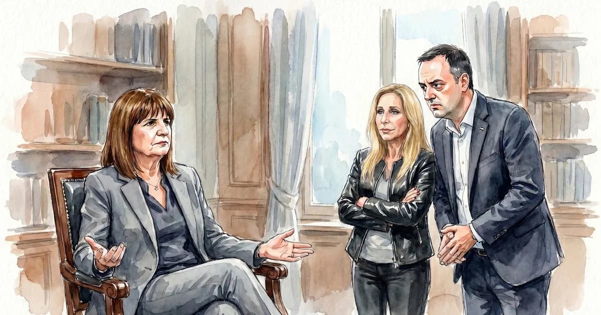 Crisis interna en el Gobierno: Tensión entre Milei y Bullrich por la ausencia de Adorni