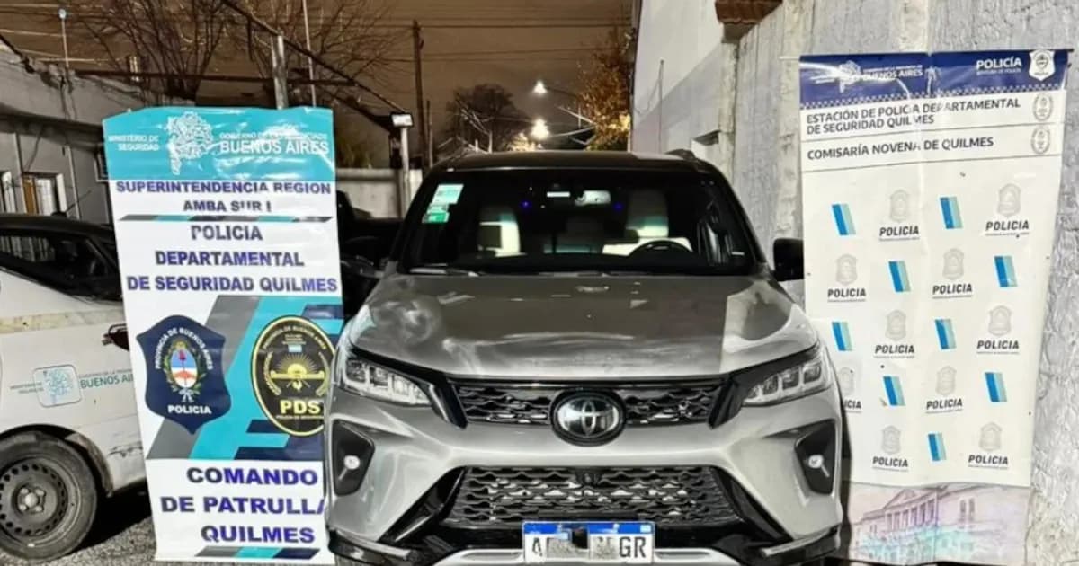 Desarticulada red de robo de autos de lujo en el sur del conurbano