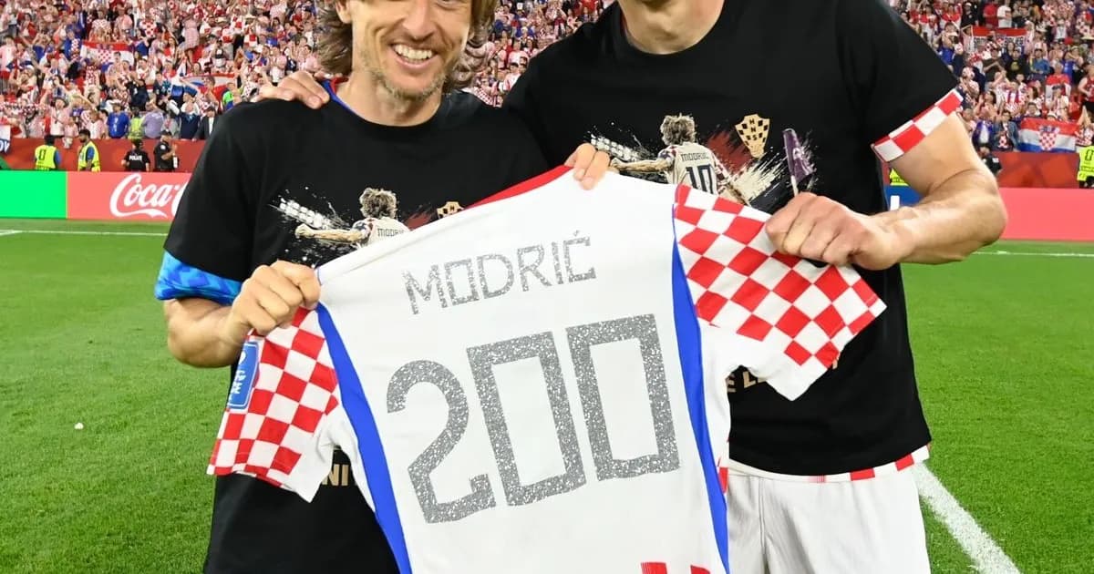 Luka Modric alcanza los 200 partidos con Croacia en el Mundial 2026