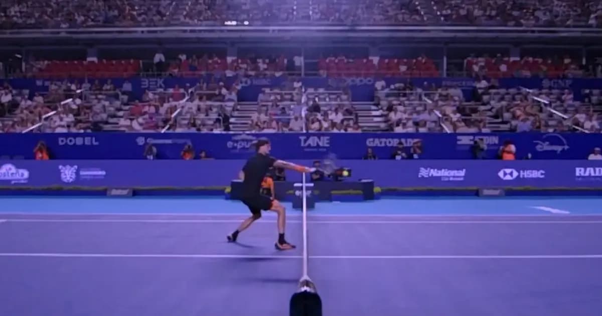 La polémica jugada de Zverev que generó debate en el tenis