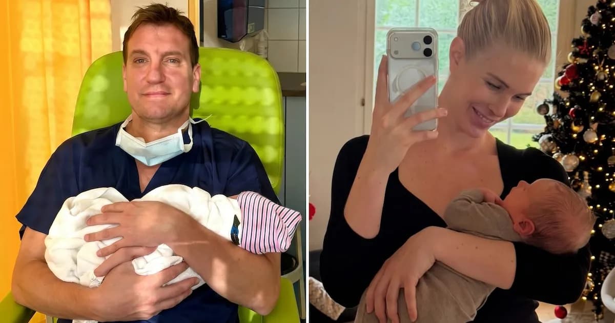 Maxi López y Daniela Christiansson celebran los seis meses de su hijo en dos continentes