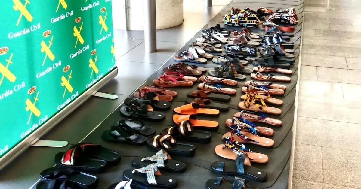 Intervención de la Guardia Civil: Más de 680 productos no declarados en Pamplona