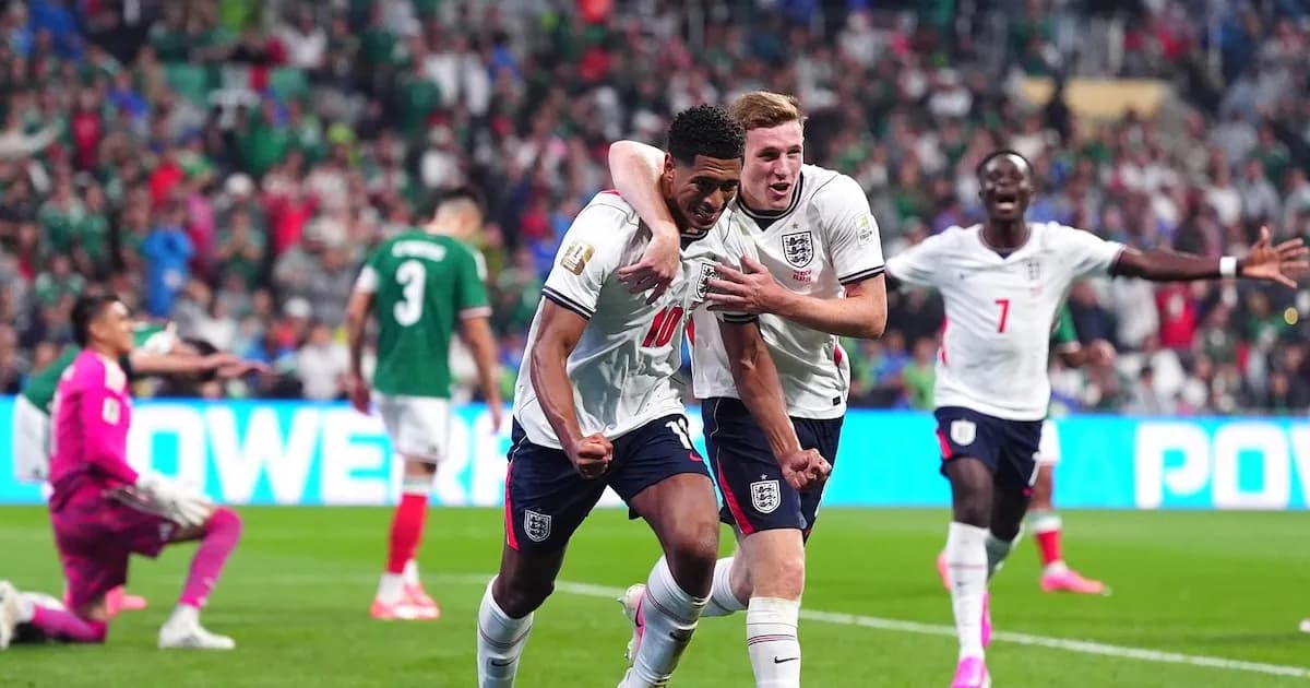 Inglaterra avanza a cuartos tras vencer a México en un emocionante encuentro