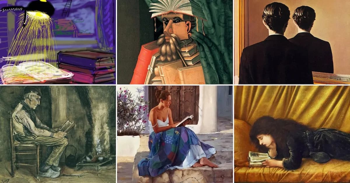 La lectura transformada en arte: Seis obras que celebran el acto de leer