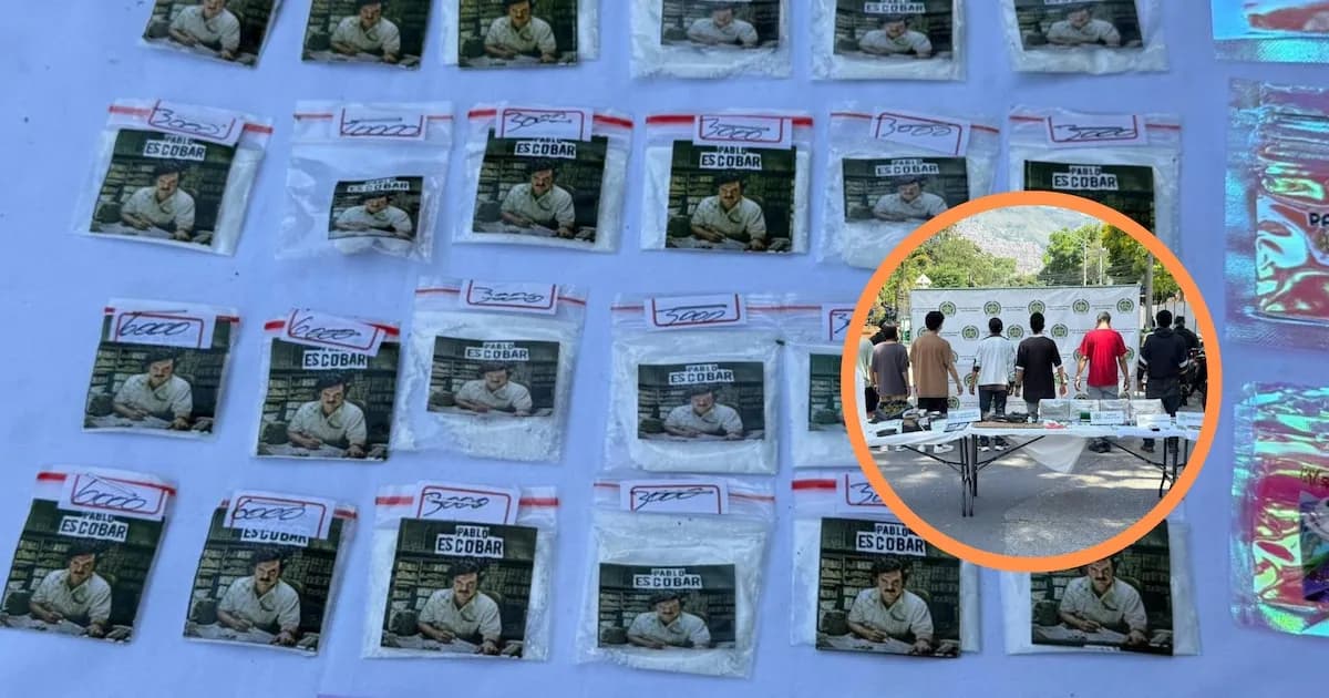 Desmantelan red de narcotráfico en Medellín: nueve detenidos y miles de dosis incautadas