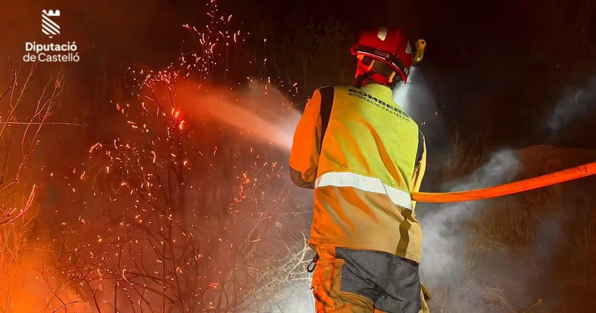 Incendio en Soneja: el Seprona investiga causas no naturales del siniestro