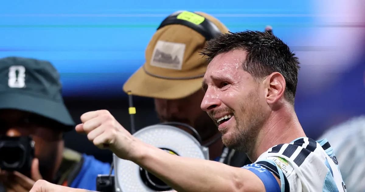 Messi llora de emoción tras la épica remontada de Argentina ante Egipto en el Mundial 2026