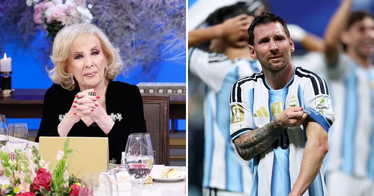 La alegría de Mirtha Legrand tras la agónica victoria de Argentina ante Egipto