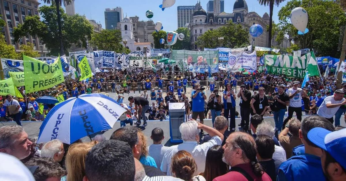La CGT postergará protestas hasta después del Mundial: marcha programada para el 22 de julio