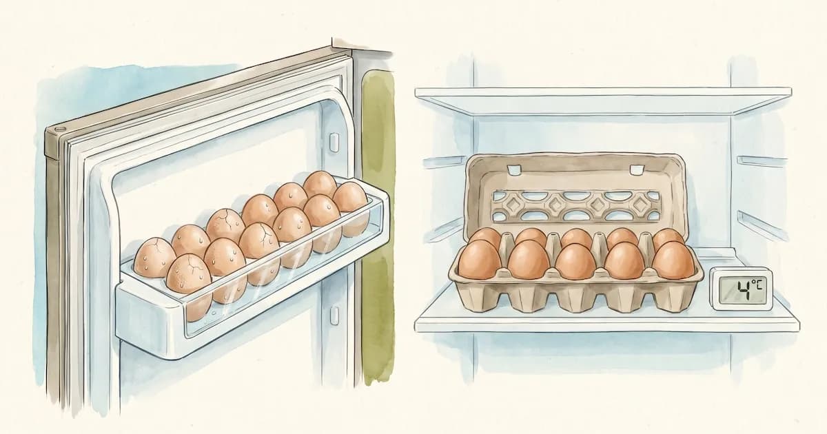 Errores comunes al almacenar huevos que pueden comprometer su seguridad