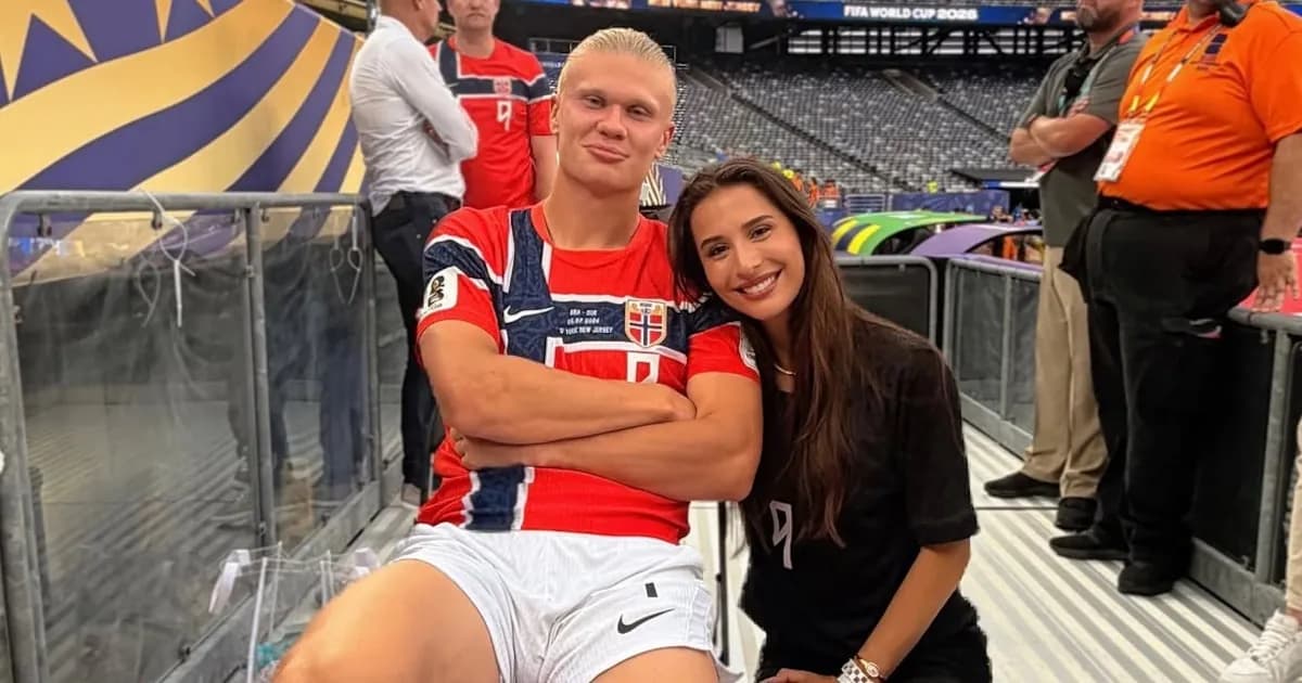 Isabel Johansen: La esposa de Haaland que brilla en el Mundial desde las gradas