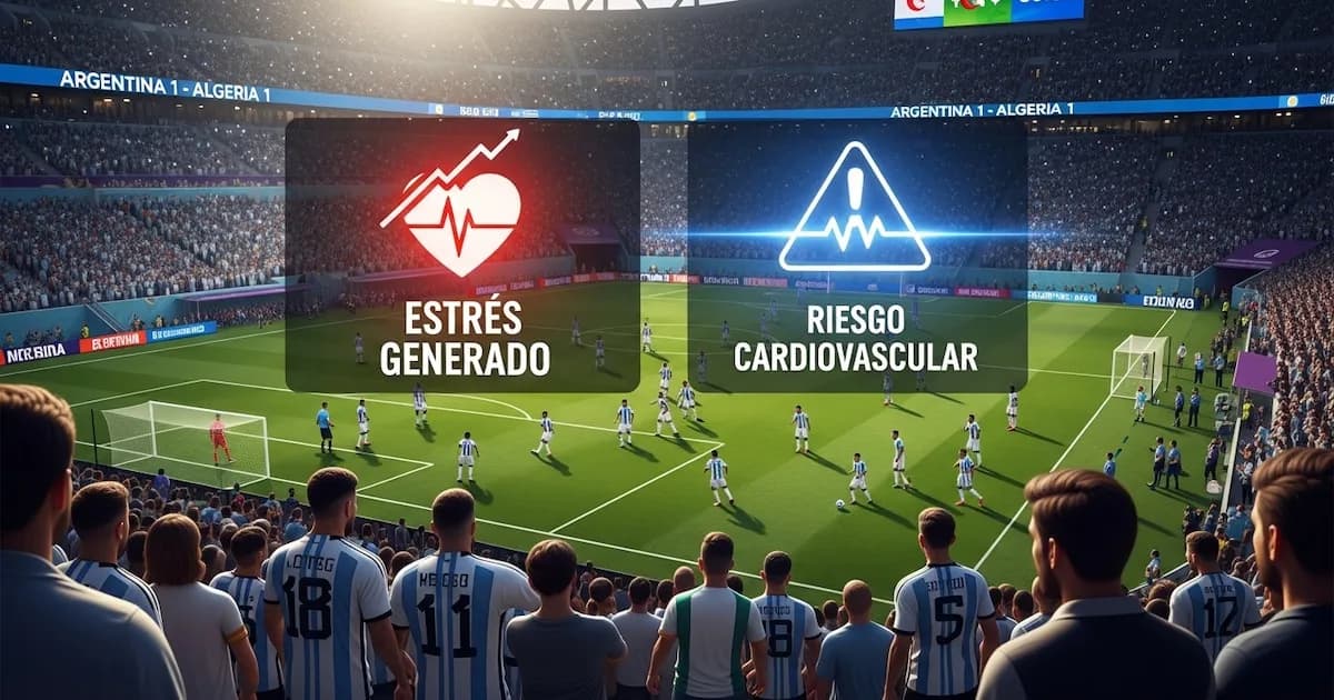 Partidos de la selección: un riesgo para la salud cardíaca de los mayores