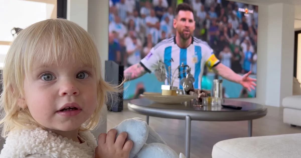El entrañable momento de Milenka, la hija de Marley, y su amor por Messi