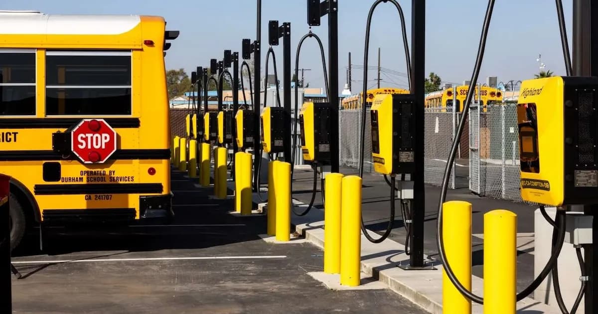 Innovación energética: autobuses escolares eléctricos apoyan la red eléctrica en Colorado