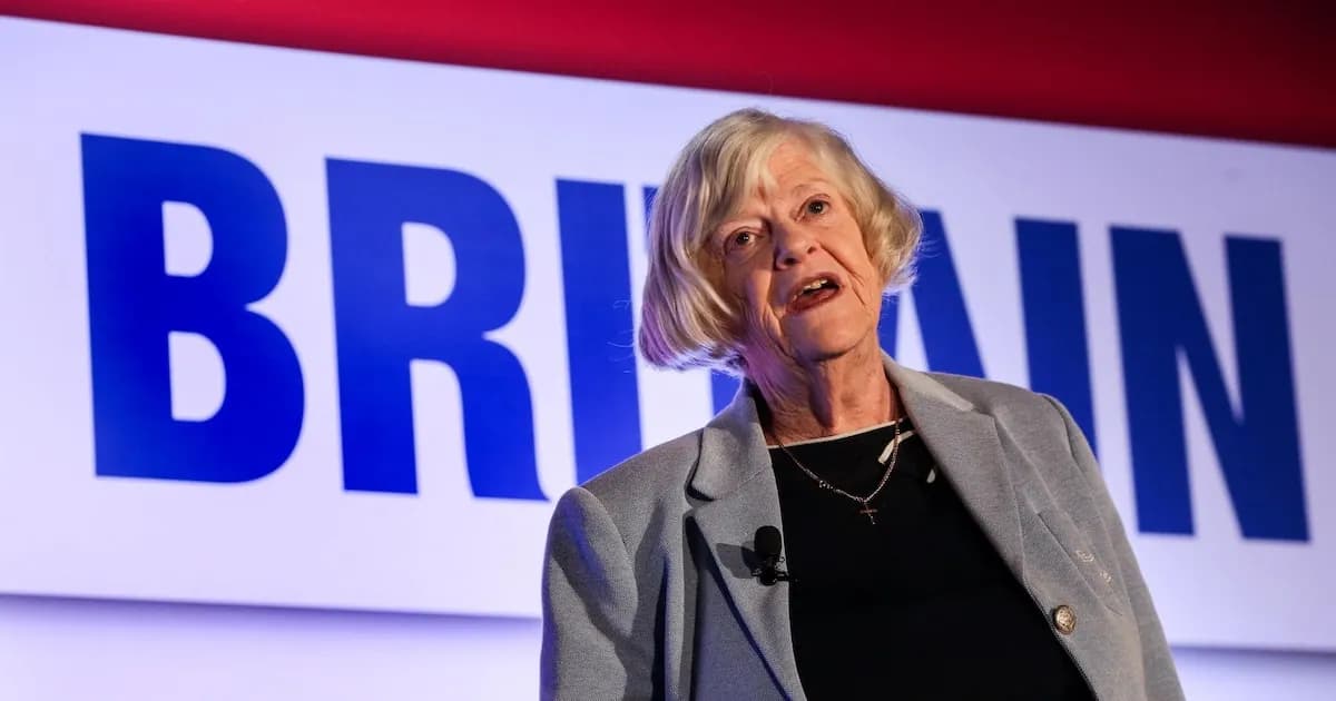 Detienen a un sospechoso por la muerte de la política británica Ann Widdecombe