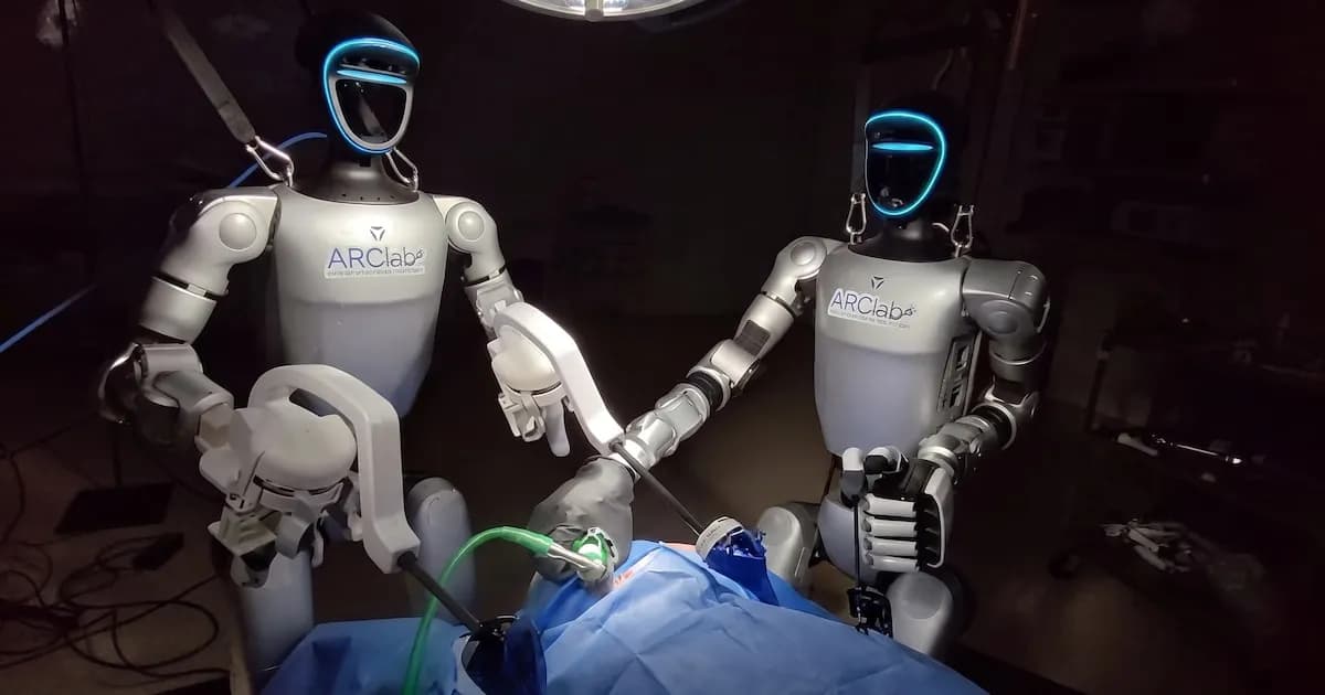 Innovador avance: robots humanoides realizan cirugías laparoscópicas en animales vivos